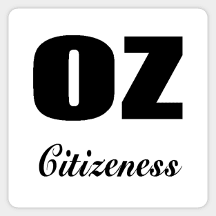 OZ citizeness Sticker